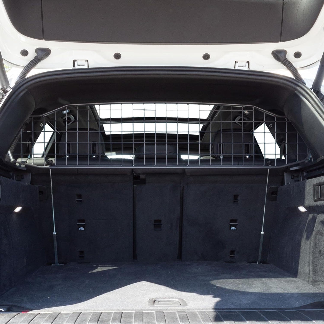 Travall Hundegitter für BMW X5 (2018-) Fahrzeugspezifisches Hundegitter, Kofferraumschutz für Hundet