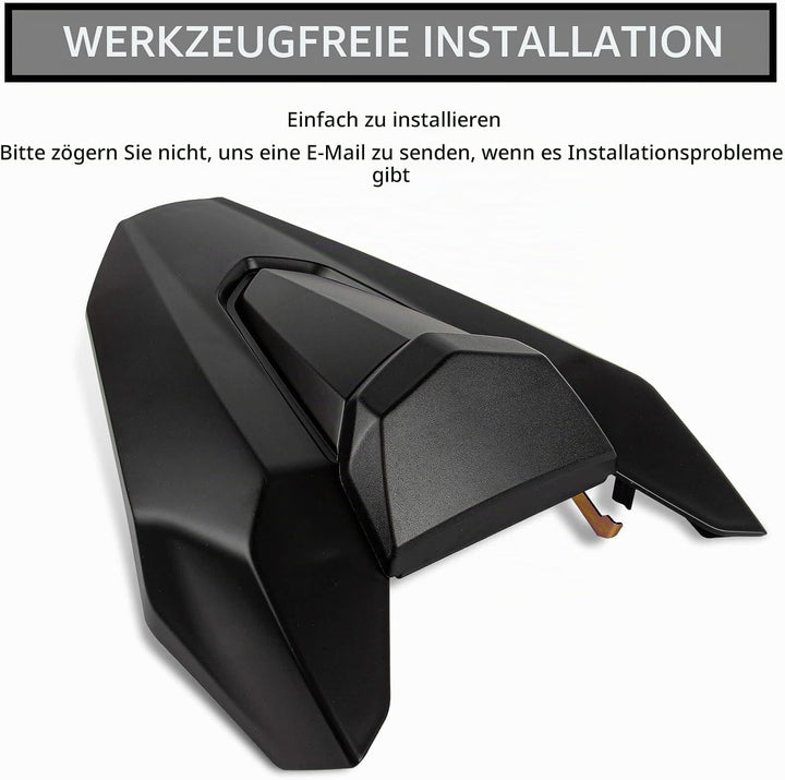 Soziusabdeckung Rücksitzbezug für CB650R CBR650R 2018 2019 2020 2021 2022 2023 PSLER Sitzkappe Heckv