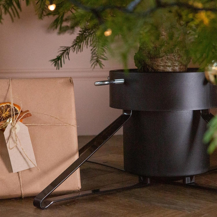 Harbour Housewares Klassischer Weihnachtsbaumständer - Schwarz