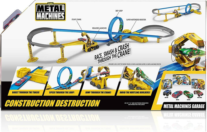 Metal Machines Spielset Rennbahn mit Mini-Rennwagen