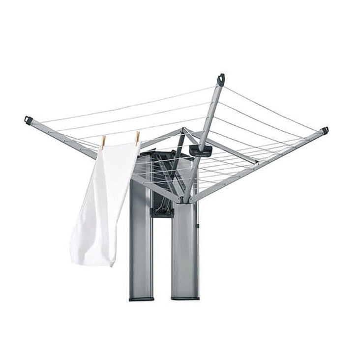 Brabantia - WallFix Wandwäschetrockner - Wäscheständer - UV-beständige Wäscheleine - 24 Meter Wäsche