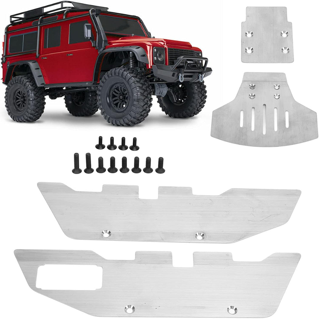 RC Chassis Protector Armor, Edelstahl Chassis Armor für Traxxas Slash 2WD 1/10 RC Car Upgrade Teile