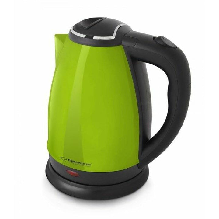 Hervidor Esperanza EKK113G Verde plástico, Edelstahl, 1800 W, 1,8 l, 5901299966402