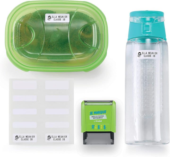 Stempel Trodat" Je mark mes P'tites Affaires" – markieren Sie die Sachen Ihrer Kinder mit einem komp