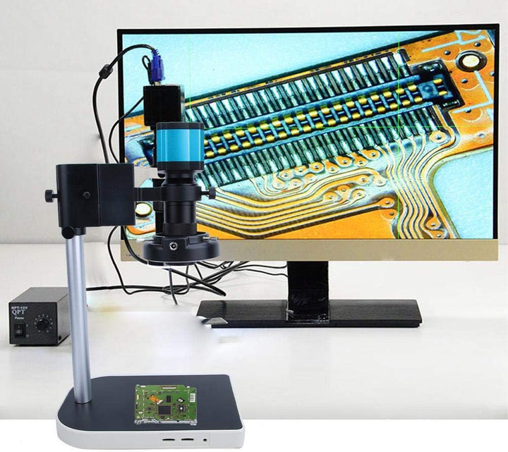14 MP HDMI Mikroskop-Kamera, Digital Mikroskop 100X 14 Millionen Pixel Industriemikroskop, LED-Kamer
