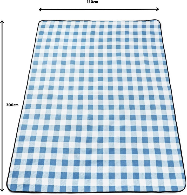Haus Projekt Picknickdecke Wasserdich Karierte, Weiche 200 x 150cm Stranddecke, Outdoor Picnic Blank