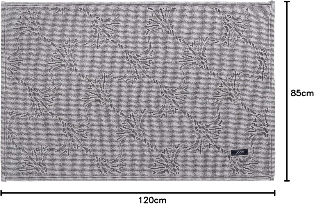 Joop! Badematten New Cornflower 60 Kiesel - 085 70x120 cm 85 x 120 cm (Rechteckig), 85 x 120 cm (Rec