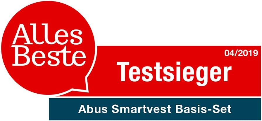 ABUS Funk-Taster für Funk-Alarmanlage - Zur Steuerung von Aktoren - Batteriebetrieben - weiss (1. Ge