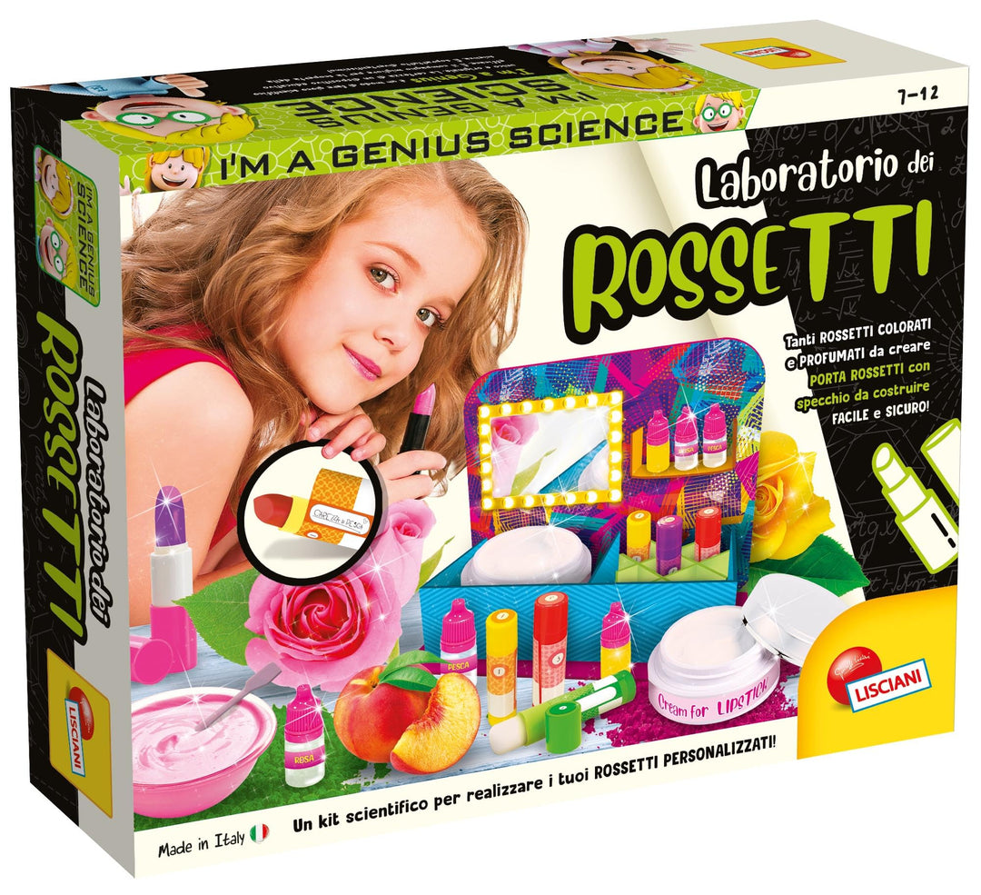 Liscianigiochi 668720 I'm a Genius Spiel für Kinder Labor der Lippenstifte, Single, Mehrfarbig, zzzz