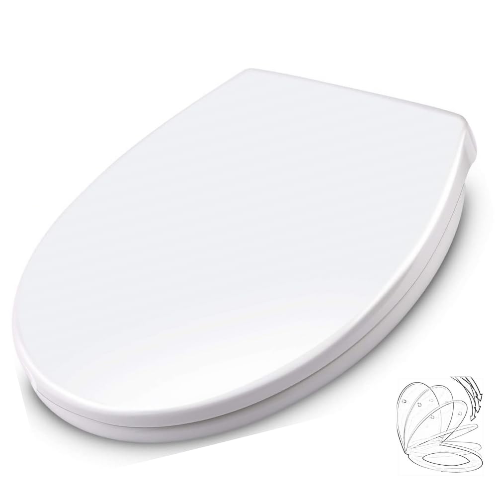 Schläfer | 4664101 - Universal-Toilettendeckel mit Soft-Close, WC Deckel Soft-Close, Quick-Release W
