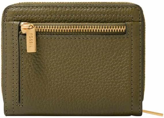 FOSSIL Damen Logan Card Case 10.16 cm L x 1.91 cm W x 7.62 cm H Grün, 10.16 cm L x 1.91 cm W x 7.62