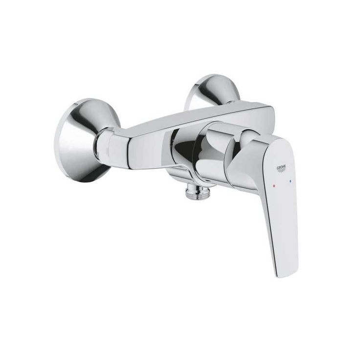 GROHE Start Flow - Einhand-Wannenarmatur (Wandmontage, langlebige Oberfläche, einstellbare Mengenbeg