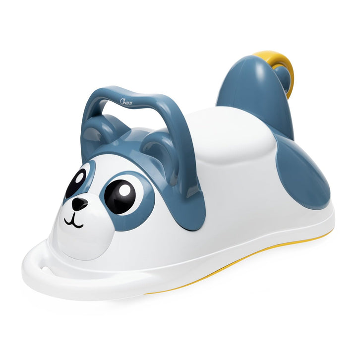 Chicco, 3in1 Panda, Rutscher mit Schwenkbaren Rädern, Schubkarrenmodus, Montessori-Unterteilungsfach
