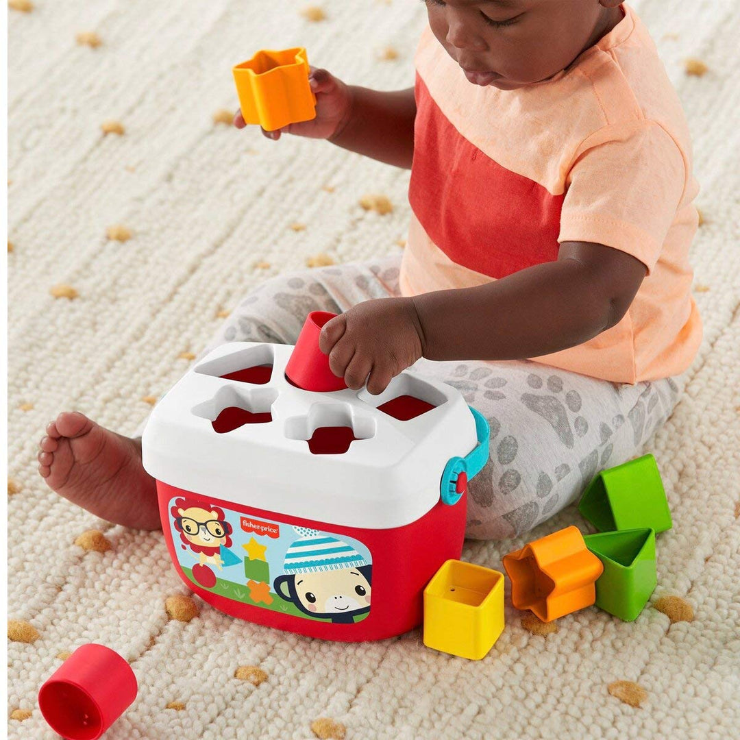 Fisher-Price GRF11 - Stapel & Sortier Spielset, 2 klassische Stapel- und Sortiersets, Babyspielzeug