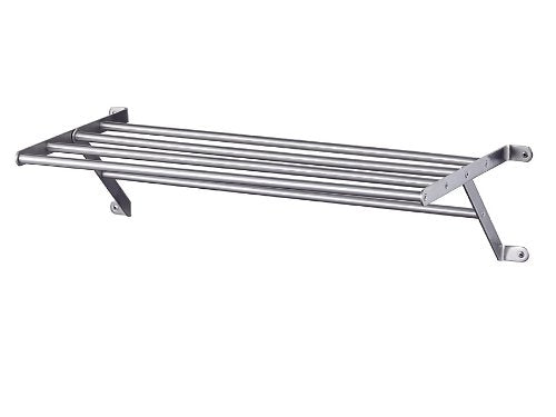 Haceka, IXI Brushed, Bad Accessoires, Handtuchablage, Ablage, matt gebürstet, 1115833, 56 cm