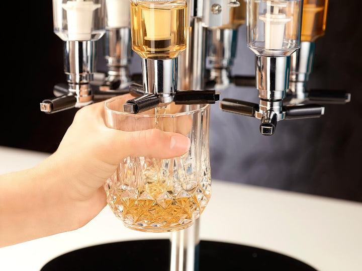infactory Bar Buttler: Flaschenhalter"Bar Butler" 4-fach