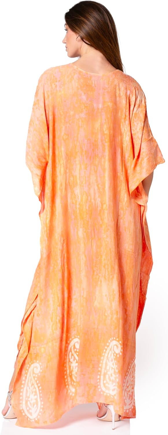 Sakkas Tacy Frauen Casual Boho Sommer Maxikleid Kaftan Kaftan Vertuschung LougeWear Einheitsgrösse 1