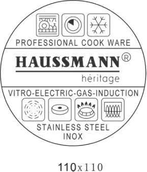 Haussmann Héritage Couscoussier/Dampfgarer/Kochtopf, 3-in-1, Edelstahl, für alle Herdarten geeignet,