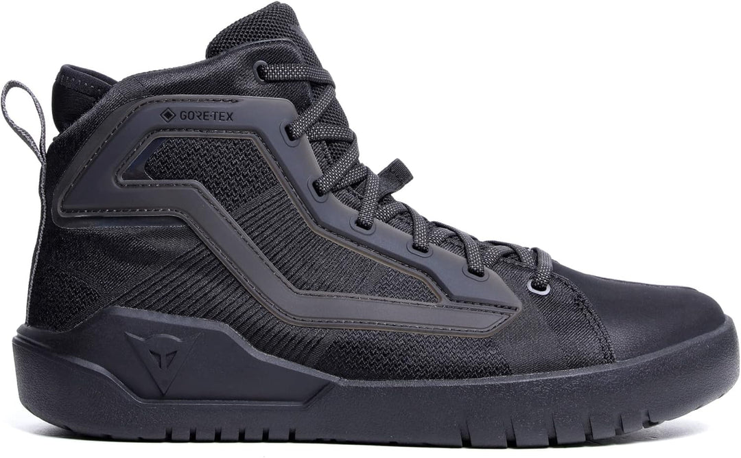 Dainese Urbactive Gore-Tex Shoes, Motorradschuhe Gore-Tex Wasserdicht, Herren, Schwarz/Schwarz, 43 4