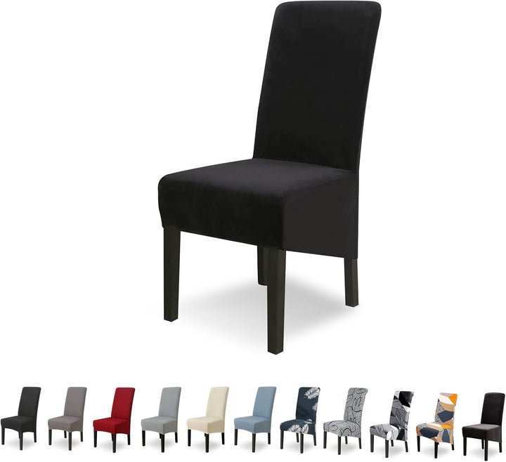 Lydevo Stuhlhussen XL 6er Set Stretch Stuhlhussen Schwingstühle XL für Esszimmerstühle Spandex Unive