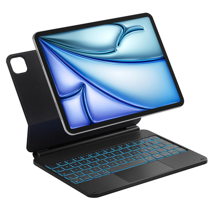 Inateck Magnetische Tastatur hülle für iPad Air 11 Zoll 2024 (M2), iPad Air 5/4 Gen 2022,Magic Keybo