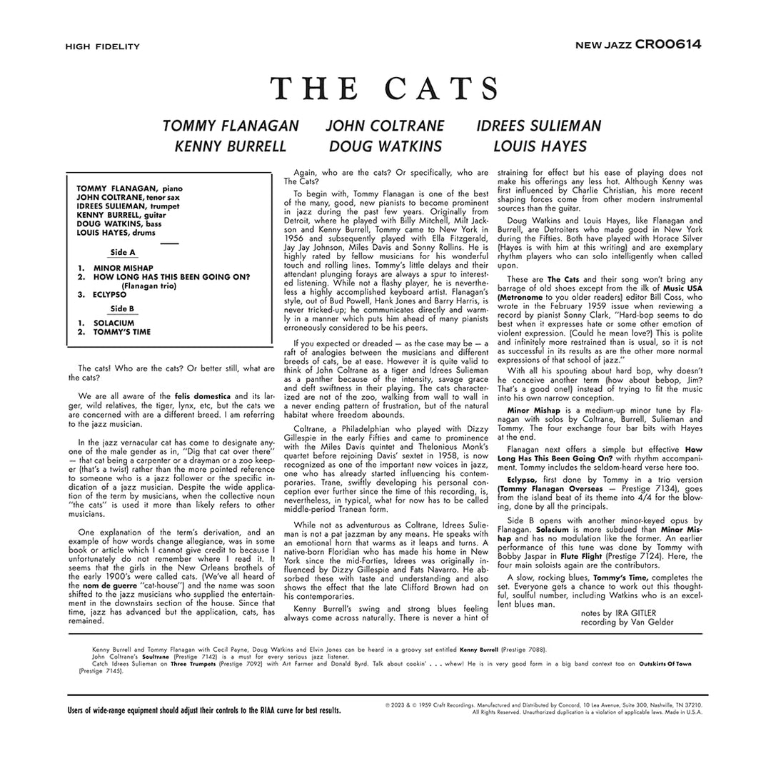 The Cats, Vinyl