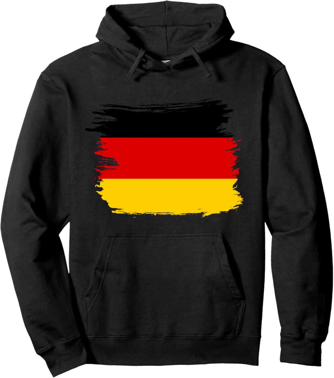 Vintage Deutschland Flaggenhemd stolz auf Deutschland Damen & Herren Pullover Hoodie