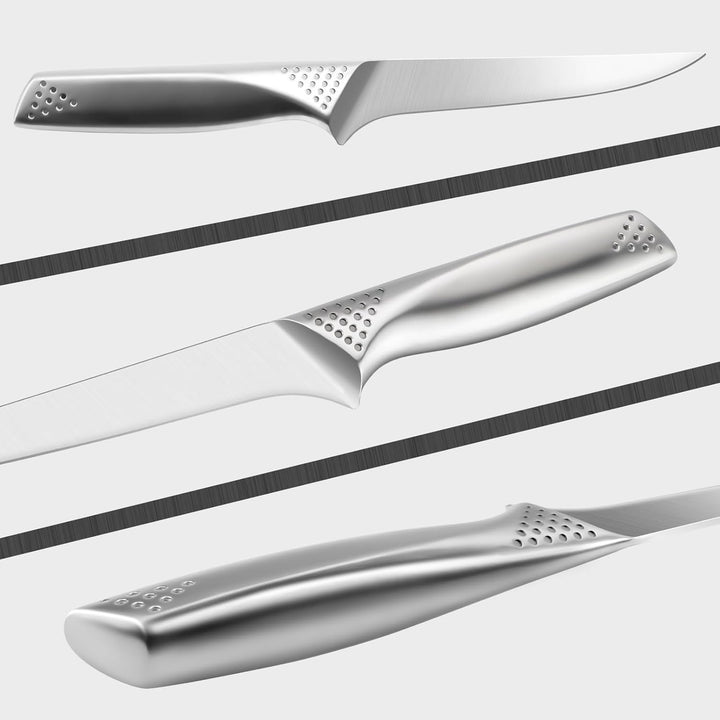 Edelstahl Filetiermesser Fisch Ausbeinmesser Scharf: 15cm Küche Profi Küchenmesser Flexibler Klinge