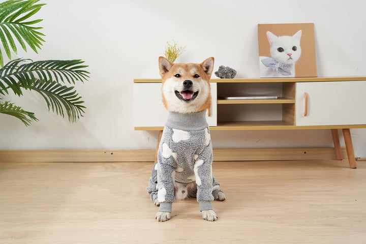Hund Overall, Haustier Winter Flanell Vierbeinige Warme Pyjamas, Kaltes Wetter Hund Onesie, Winterkl