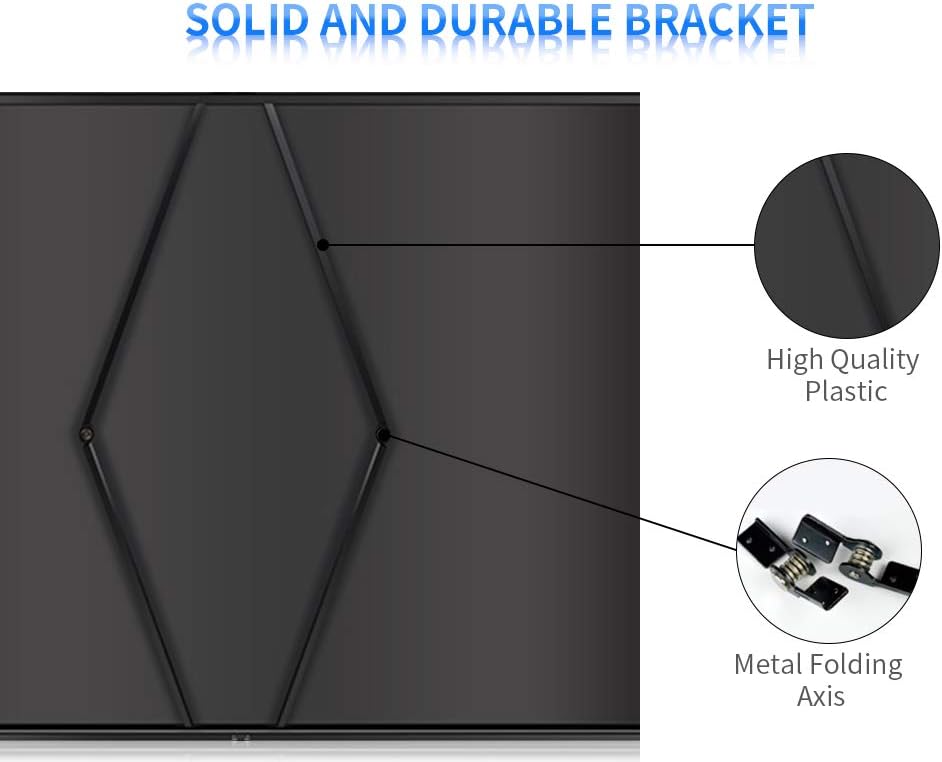 Cocar 50"(Diagonale 40" x 30") Planlage Tragbare Projektionsleinwand für Mini/Professionelle LED/LCD
