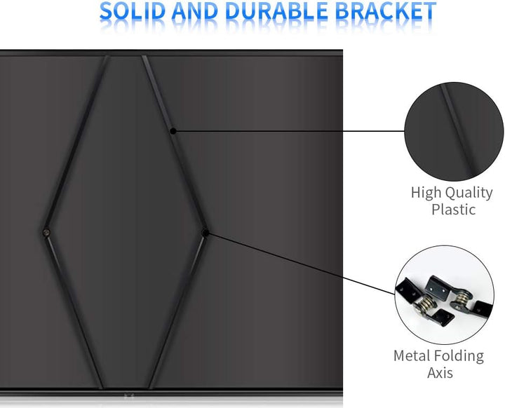 Cocar 50"(Diagonale 40" x 30") Planlage Tragbare Projektionsleinwand für Mini/Professionelle LED/LCD