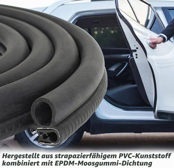 JNNJ Autokantenschutzleiste, 6m Dichtungsprofil Gummi Kofferraumdichtung Für Autos, Gummidichtungssc