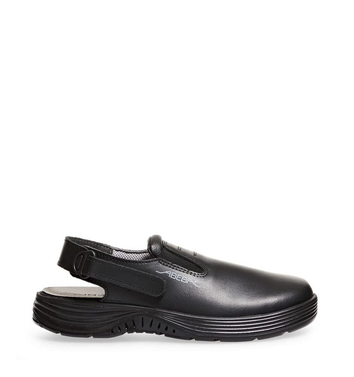 Abeba Clog 711135 - X-Light Glattleder schwarz 36 EU, 36 EU