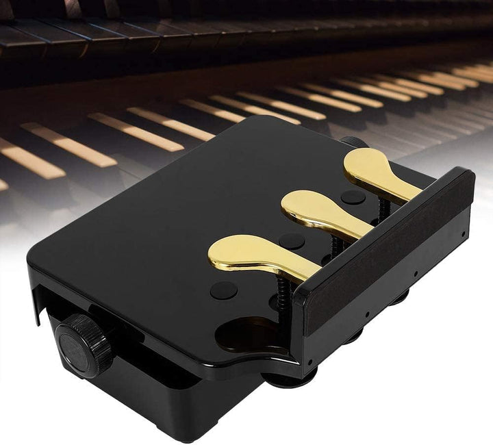 RANZIX Klavier Pedal Extender Bank für Kinder Höhenverstellbar mit 3 Pedale Kinder Klavier Lehren Hi
