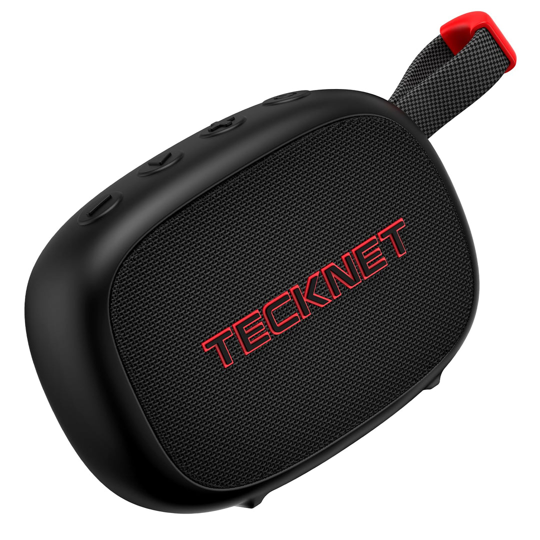TECKNET Tragbare Bluetooth Lautsprecher, ultramagnetischer Mini Musikbox Klein Speaker IP67 Wasser-