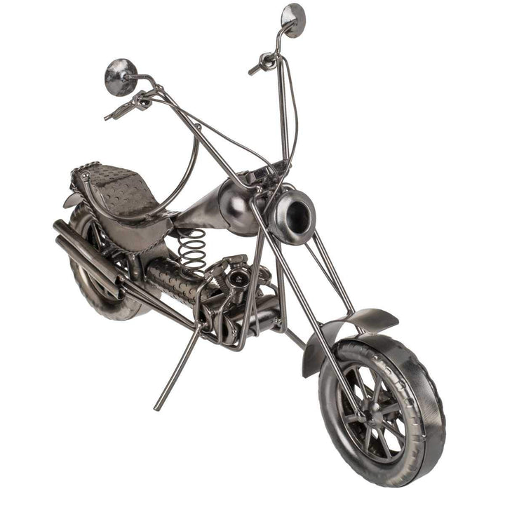 Out of the Blue 71/3192 - Flaschenhalter aus Metall, Motorrad II, ca. 32 x 22 cm, ideal als Deko und