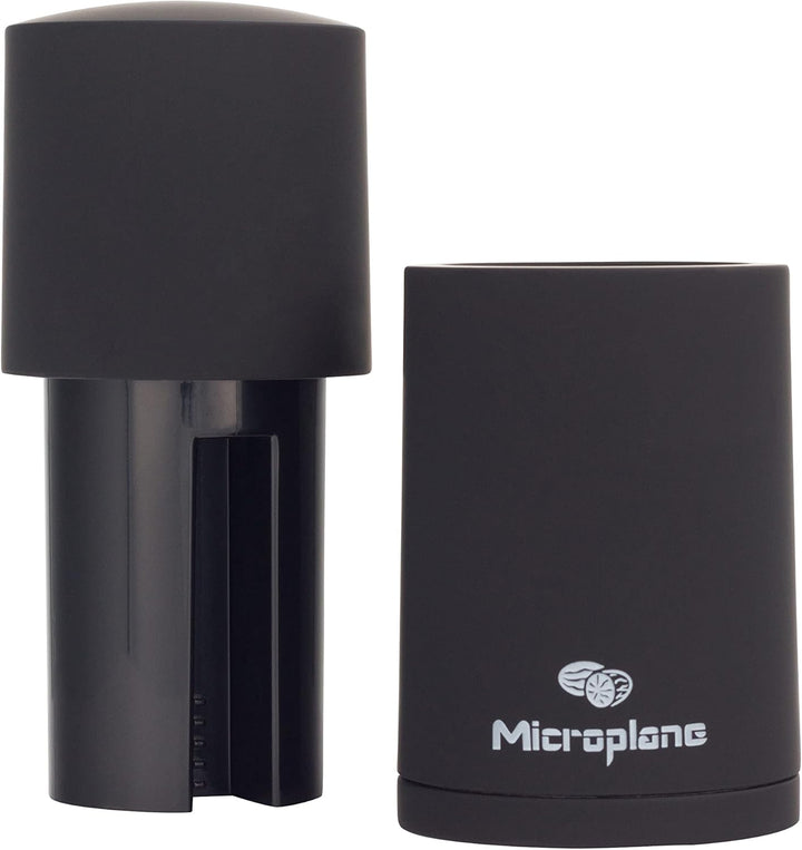 Microplane Gewürzmühle im Set mit Tellicherry Pfeffer, Grüner Pfeffer &amp; Schokoladenpfeffer