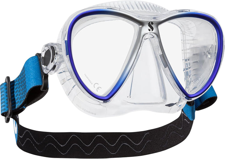 Scubapro Synergy Twin Mask with Comfort Strap Blau, Blau
