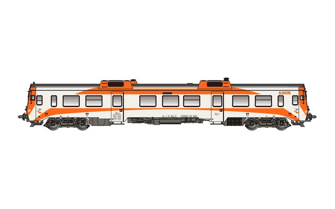 Electrotren HE2503 Hobby RENFE, Dieseltriebwagen 9-596-004-2 Tamagotchi, Regionales R2-Lackierung mi
