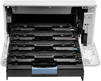 HP Color LaserJet Pro M454dw Farblaserdrucker (Laserdrucker, WLAN, LAN, Duplex, Airprint) weiss Druc