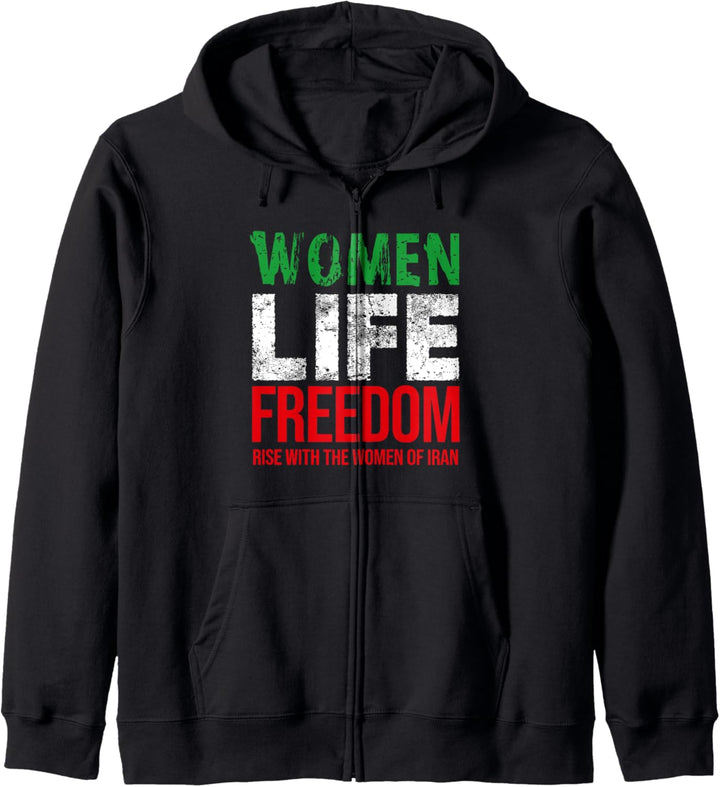 Frauen leben Freiheit Persian Women Life Freedom Iran Kapuzenjacke