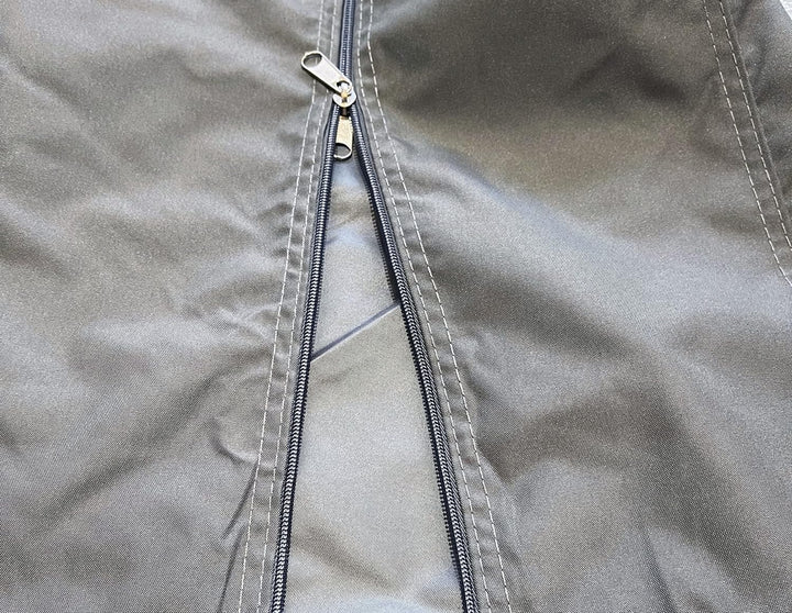 QUICK STAR 2 Seitenteile mit RV 250x192cm für Pavillon Nizza 3x3m Seitenwand Grau RAL 7012