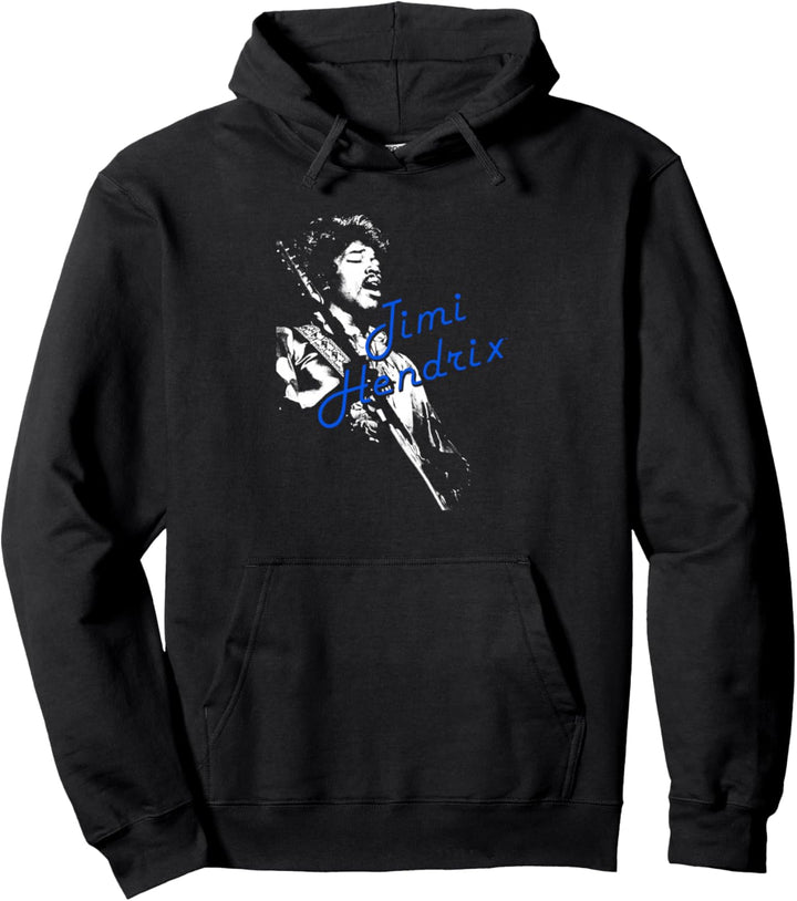 Jimi Hendrix Weisse Silhouette Pullover Hoodie