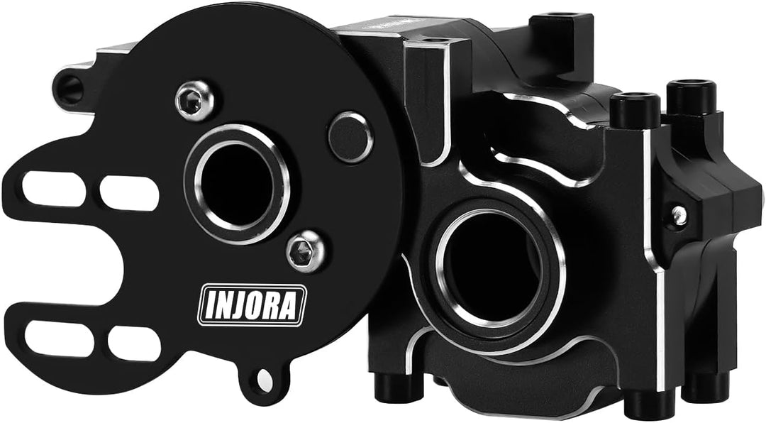 INJORA Aluminium-Getriebegehäuse mit Motorhalterung für 1/24 Buggy Losi Micro-B Upgrade