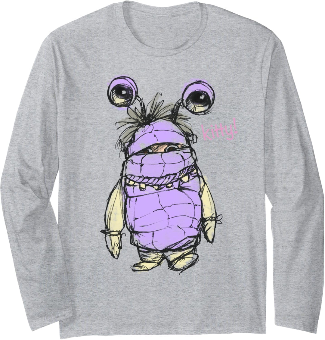 Disney Pixar Monsters Inc. Boo Original Sketch Langarmshirt