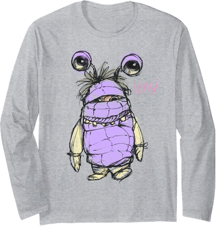 Disney Pixar Monsters Inc. Boo Original Sketch Langarmshirt