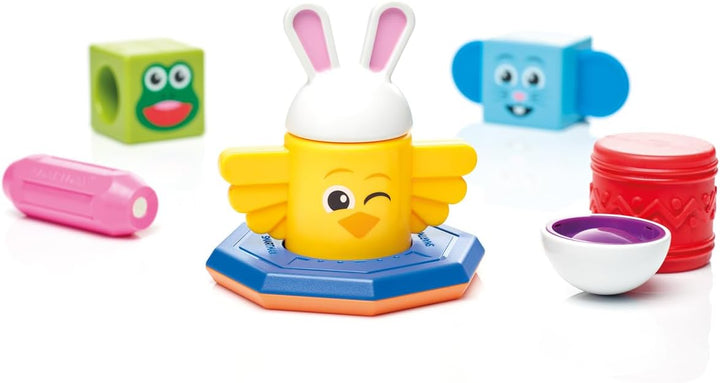 SMARTMAX - My First Totem, Magnetic Discovery Play Set with 24 Challenges, 7 Pieces, 1 1/5-5 Years