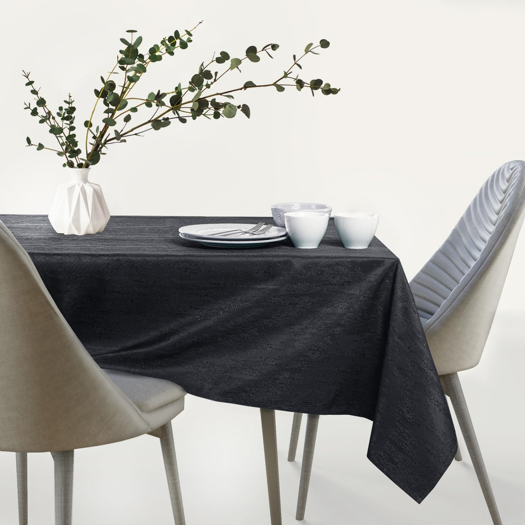 AmeliaHome Tischdecke 110x180 cm Tischtuch Tafeldecke Fleckschutz Lotuseffekt Abwaschbar Wasserabwei