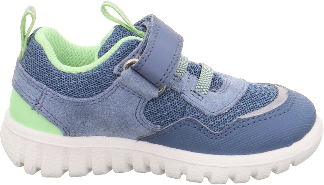 Superfit SPORT7 MINI Sneaker 1-006204 Jungen 20 EU Blau Hellgrün 8000, 20 EU Blau Hellgrün 8000