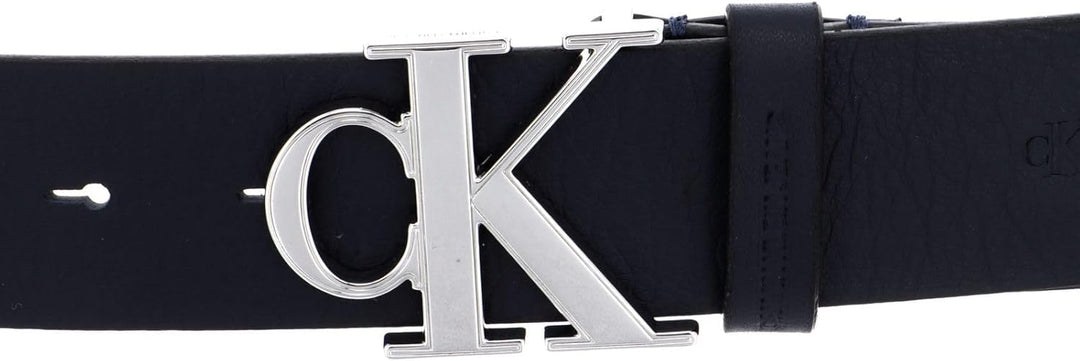 Calvin Klein Mono Plaque Belt W80 Navy